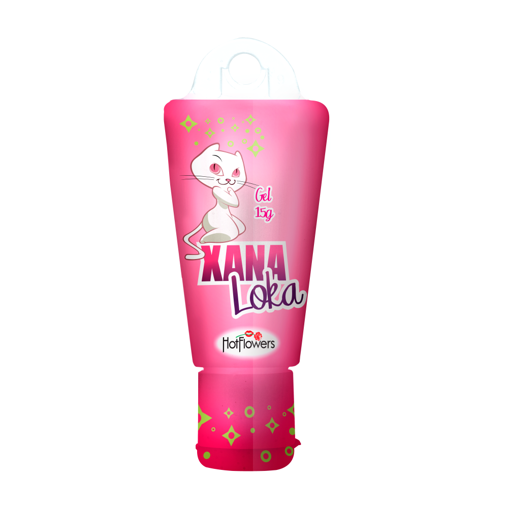 Xana Loka Gel Excitante Feminino Linha Brasileirinhos 15g Hot Flowers