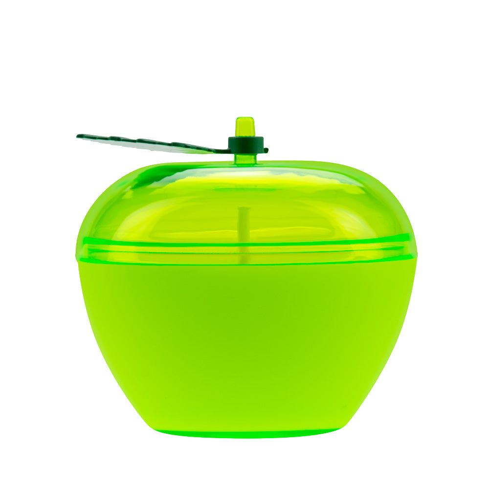 Vela Beijável para Massagem Hidratante Menta em Formato de Maçã 30g Pau Brasil