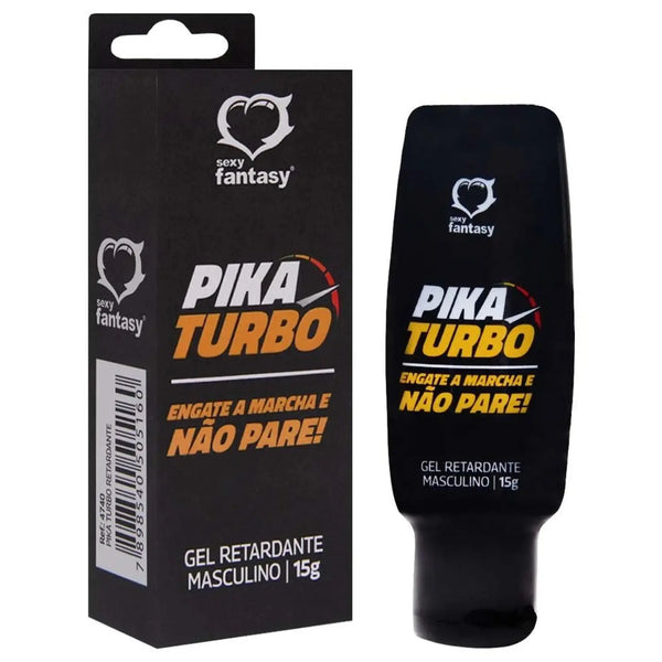 Pika Turbo Gel Retardante Masculino 15g Sexy Fantasy