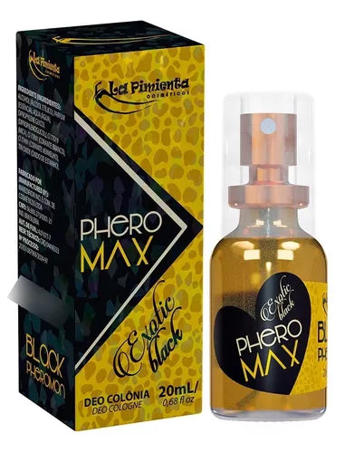Perfume Exótic Black Phero Max Deo Colônia 20ml La Pimienta