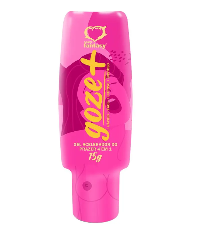 Goze + Gel Acelerador do Prazer 4 em 1 15g Sexy Fantasy