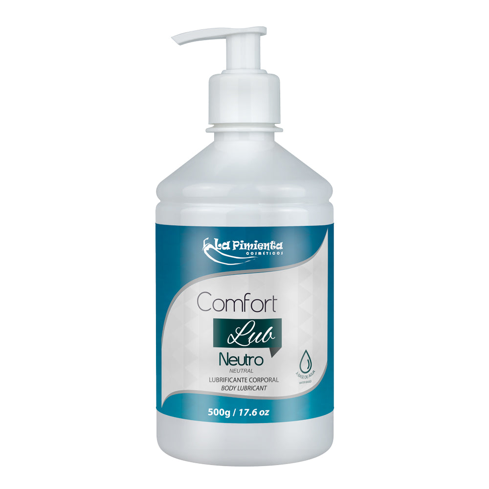 Lubrificante Íntimo Beijável Comfort Lub Neutro 500g La Pimienta