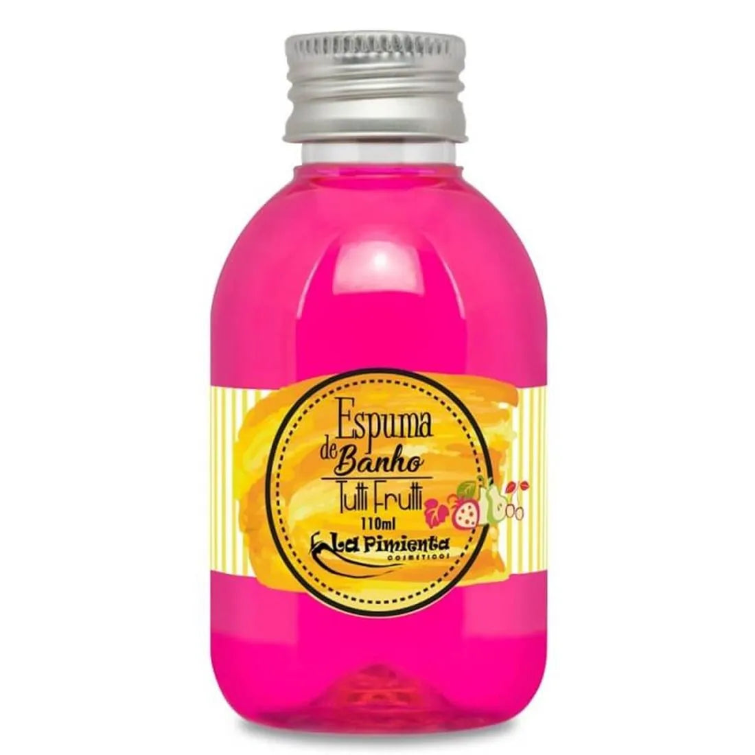 Espuma de Banho Sensual Morango 110ml La Pimienta