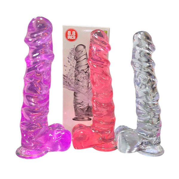 Prótese Peniana de Silicone com Ventosa Dildo Me Ame Love