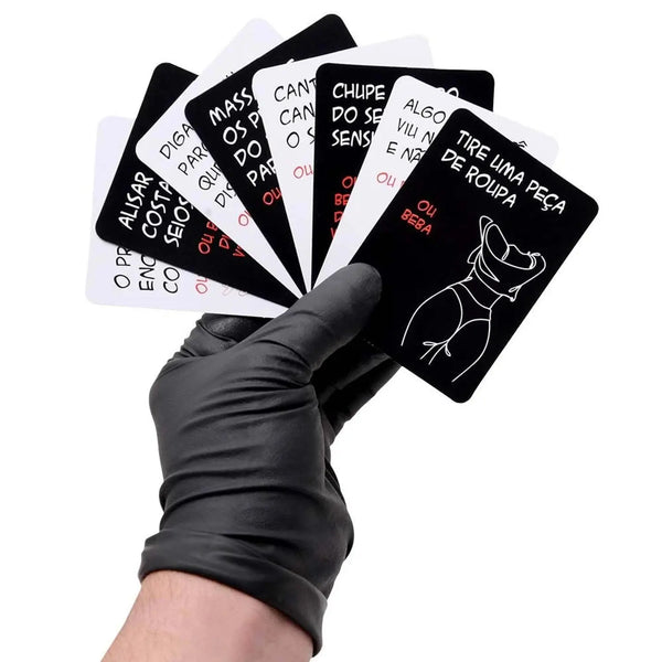 Baralho - Desejos e Drinks Jogo de Cartas Diversão ao Cubo