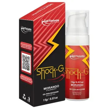 Shock G Gel para Massagem Beijável Hot 15ml La Pimienta